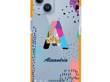 Artistic Monogram IV iPhone 12 Ultra Shockproof Case For Cheap