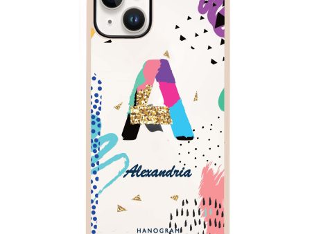 Artistic Monogram IV iPhone 13 Impact Guard Bumper Case For Cheap