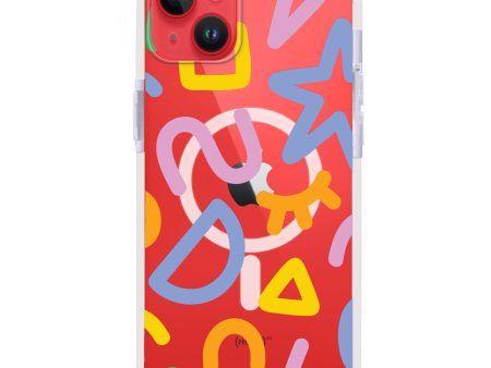 Artistic Monogram IV iPhone 13 MagSafe Compatible Ultra Shockproof Case Fashion