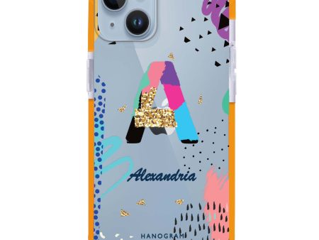 Artistic Monogram IV iPhone 14 Ultra Shockproof Case For Cheap