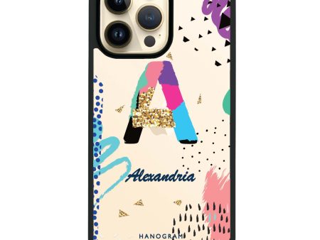 Artistic Monogram IV iPhone 13 Pro Impact Guard Bumper Case Online