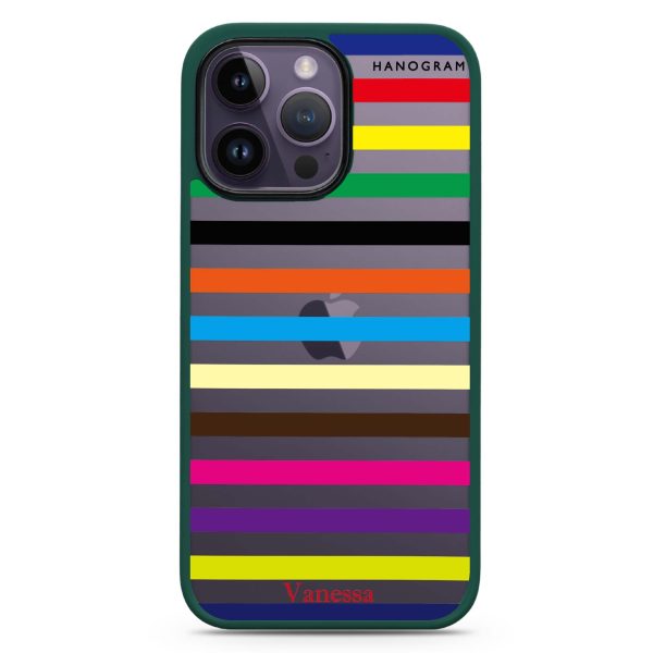 colorful stripe iphone 13 pro max Impact Guard Bumper Case Online