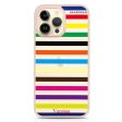 colorful stripe iPhone 14 Pro Max Impact Guard Bumper Case Online Hot Sale