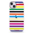 colorful stripe iPhone 14 Plus Impact Guard Bumper Case Hot on Sale