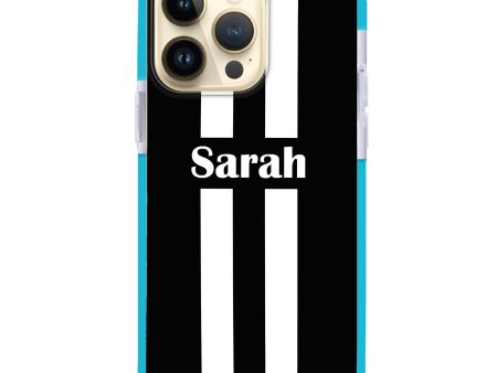 Black and white Stripes iPhone 13 Pro Ultra Shockproof Case Online