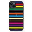 colorful stripe iPhone 13 Mini Impact Guard Bumper Case For Discount