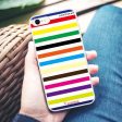 colorful stripe iPhone SE Ultra Clear Case Supply