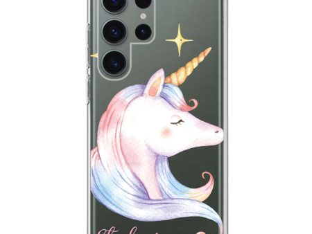 Wonderful Unicorn Samsung Galaxy Ultra Clear Case Online Sale