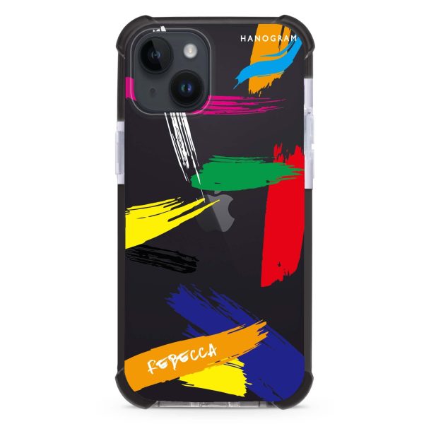 Brush Paint iPhone 13 Ultra Shockproof Case Fashion