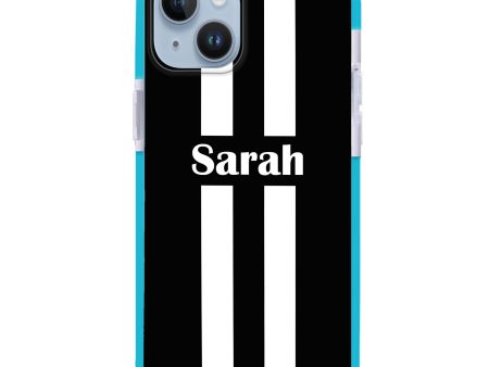 Black and white Stripes iPhone 12 Mini Ultra Shockproof Case Online Hot Sale