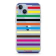 colorful stripe iPhone 14 Ultra Clear Case For Discount