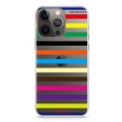 colorful stripe iPhone 14 Pro Max Ultra Clear Case Online