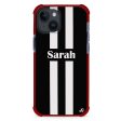 Black and white Stripes iPhone 13 Ultra Shockproof Case For Cheap