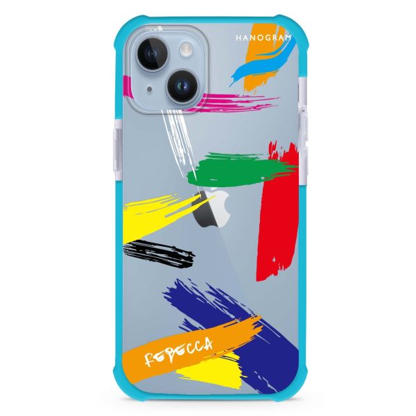 Brush Paint iPhone 13 Mini Ultra Shockproof Case Online now