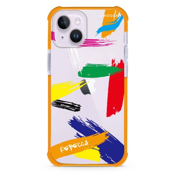 Brush Paint iPhone 13 Mini Ultra Shockproof Case Online now