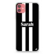 Black and white Stripes iPhone 12 Ultra Clear Case on Sale