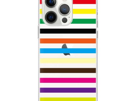 colorful stripe iPhone 13 Pro Ultra Clear Case Hot on Sale