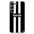 Black and white Stripes Samsung Galaxy Ultra Clear Case Online Sale