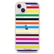 colorful stripe iPhone 15 Plus Impact Guard Bumper Case For Cheap