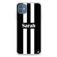 Black and white Stripes iPhone 12 mini Ultra Clear Case Online now