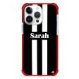 Black and white Stripes iPhone 13 Pro Ultra Shockproof Case Online