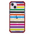 colorful stripe iPhone 12 MagSafe Compatible Ultra Shockproof Case Online Hot Sale