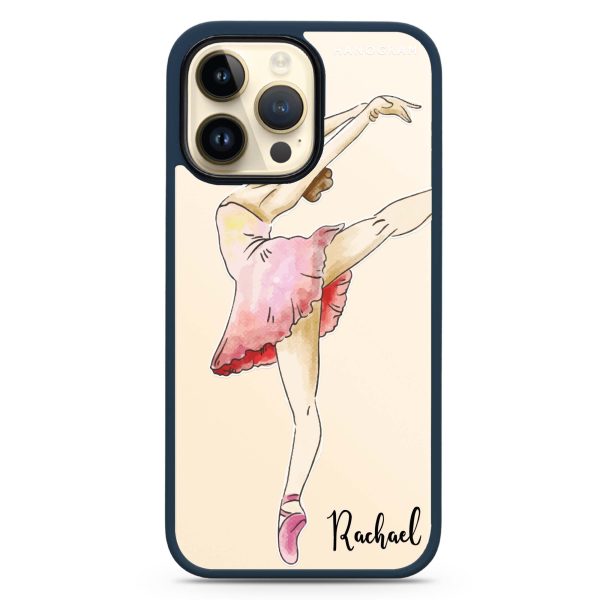 Ballet Girl iPhone 14 Pro Max Impact Guard Bumper Case Fashion