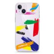 Brush Paint iPhone 14 Plus Ultra Clear Case Sale