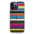 colorful stripe iphone 13 pro max Impact Guard Bumper Case Online