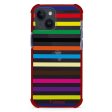 colorful stripe iPhone 13 Ultra Shockproof Case Online Sale