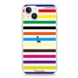 colorful stripe iPhone 12 MagSafe Compatible Ultra Clear Case Online Hot Sale