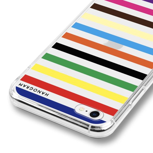 colorful stripe iPhone SE Ultra Clear Case Supply