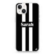 Black and white Stripes iPhone 14 Ultra Clear Case Discount