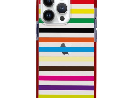 colorful stripe iPhone 13 Pro Max Ultra Shockproof Case Supply