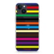 colorful stripe iPhone 14 Ultra Clear Case For Discount