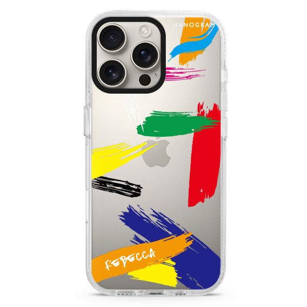 Brush Paint iPhone Ultra Clear Case Online Sale