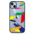 Brush Paint iPhone 13 Mini Impact Guard Bumper Case For Cheap