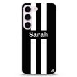 Black and white Stripes Samsung Galaxy Ultra Clear Case Online Sale