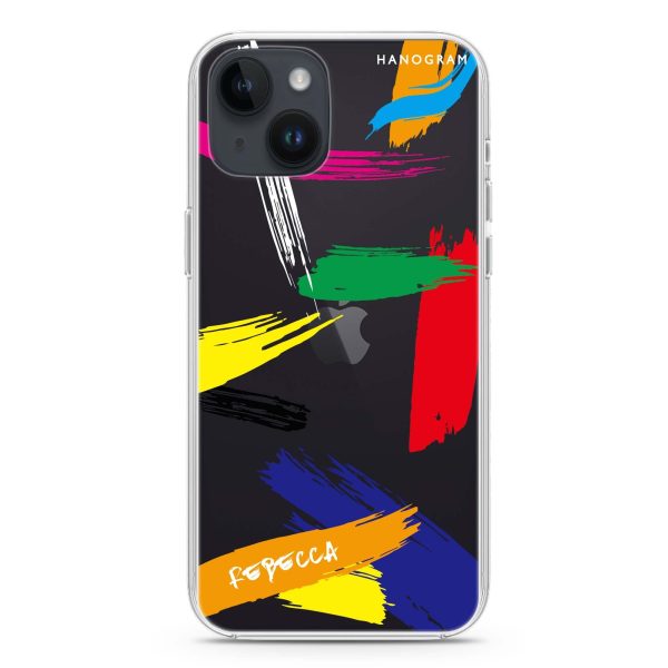 Brush Paint iPhone 14 Ultra Clear Case Supply