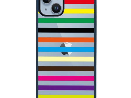 colorful stripe iPhone 13 Mini Impact Guard Bumper Case For Discount