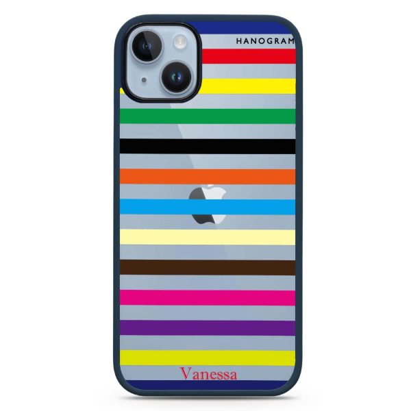 colorful stripe iPhone 13 Mini Impact Guard Bumper Case For Discount