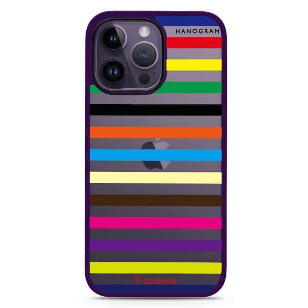 colorful stripe Impact Guard Bumper Case on Sale