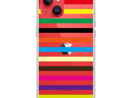 colorful stripe iPhone 13 Ultra Clear Case Fashion