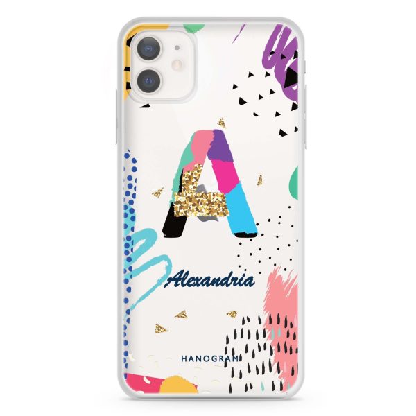 Artistic Monogram IV iPhone 12 mini Ultra Clear Case Online Sale