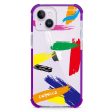 Brush Paint iPhone 13 Mini Ultra Shockproof Case Online now