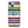 colorful stripe iPhone 12 MagSafe Compatible Ultra Clear Case Online Hot Sale