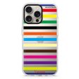 colorful stripe iPhone Ultra Clear Case Online Sale