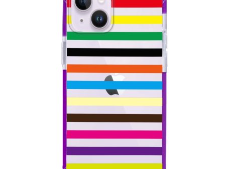 colorful stripe iPhone 13 Mini Ultra Shockproof Case Sale