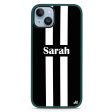 Black and white Stripes iPhone 15 Plus Impact Guard Bumper Case Online now