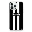 Black and white Stripes iPhone 13 Pro MagSafe Compatible Ultra Clear Case Hot on Sale